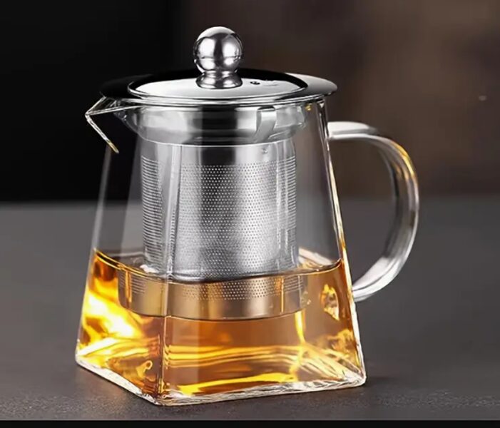 Üveg teáskanna 750 ml