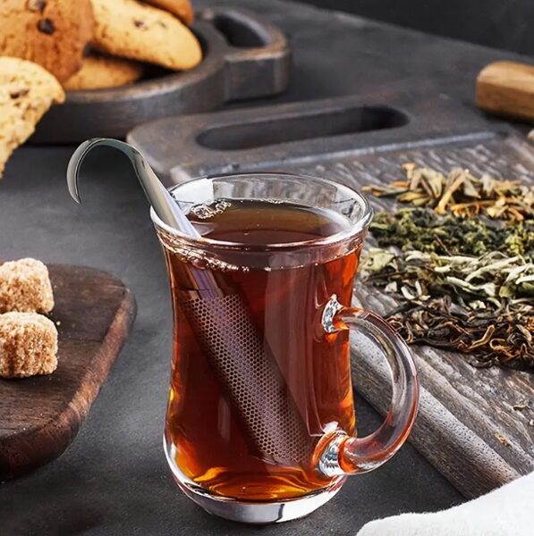 rozsdamentes acél tea-aromaterápiás teaszűrő pálca